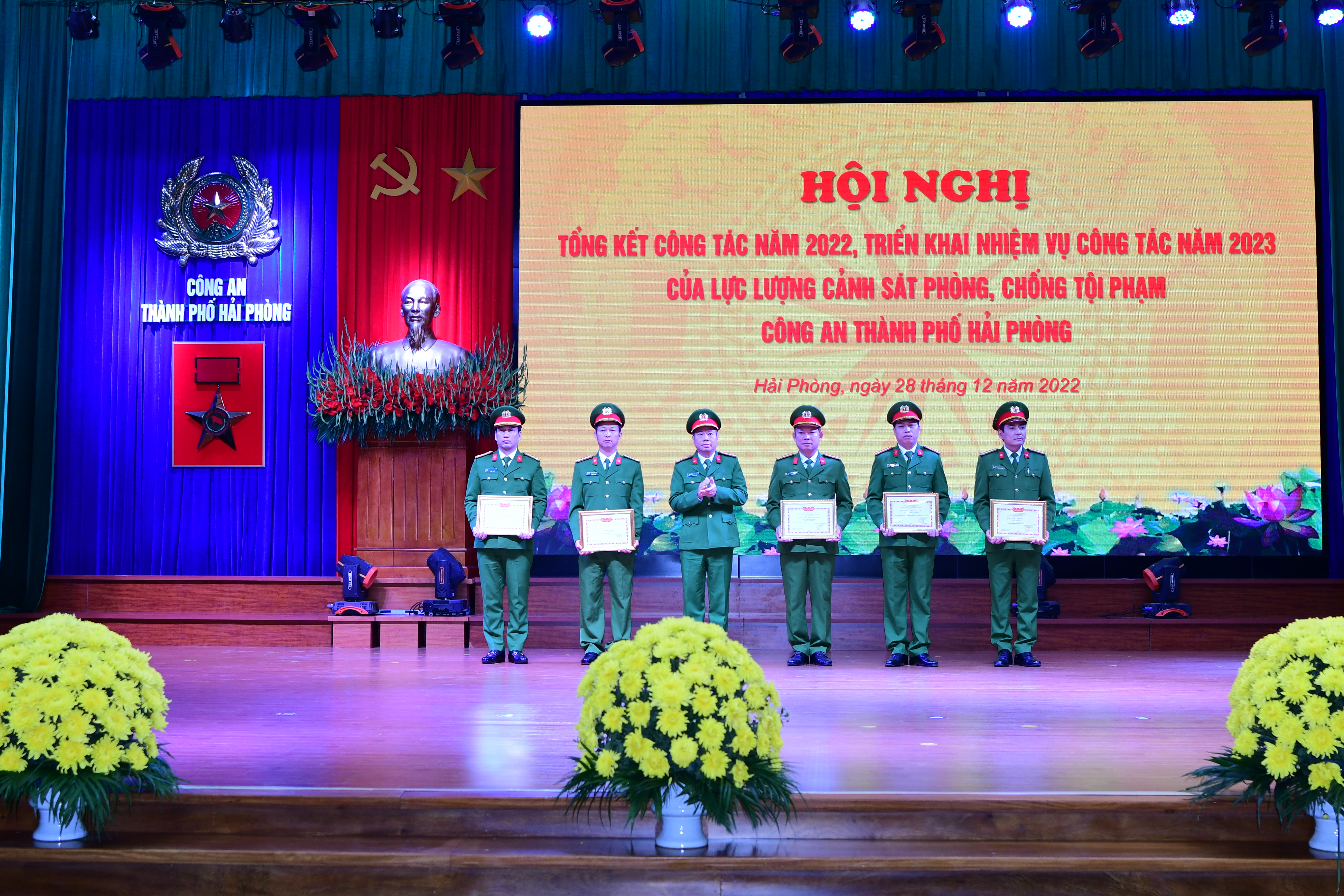 Lực lượng Cảnh sát phòng, chống tội phạm tổng kết công tác năm 2022, triển khai nhiệm vụ năm 2023